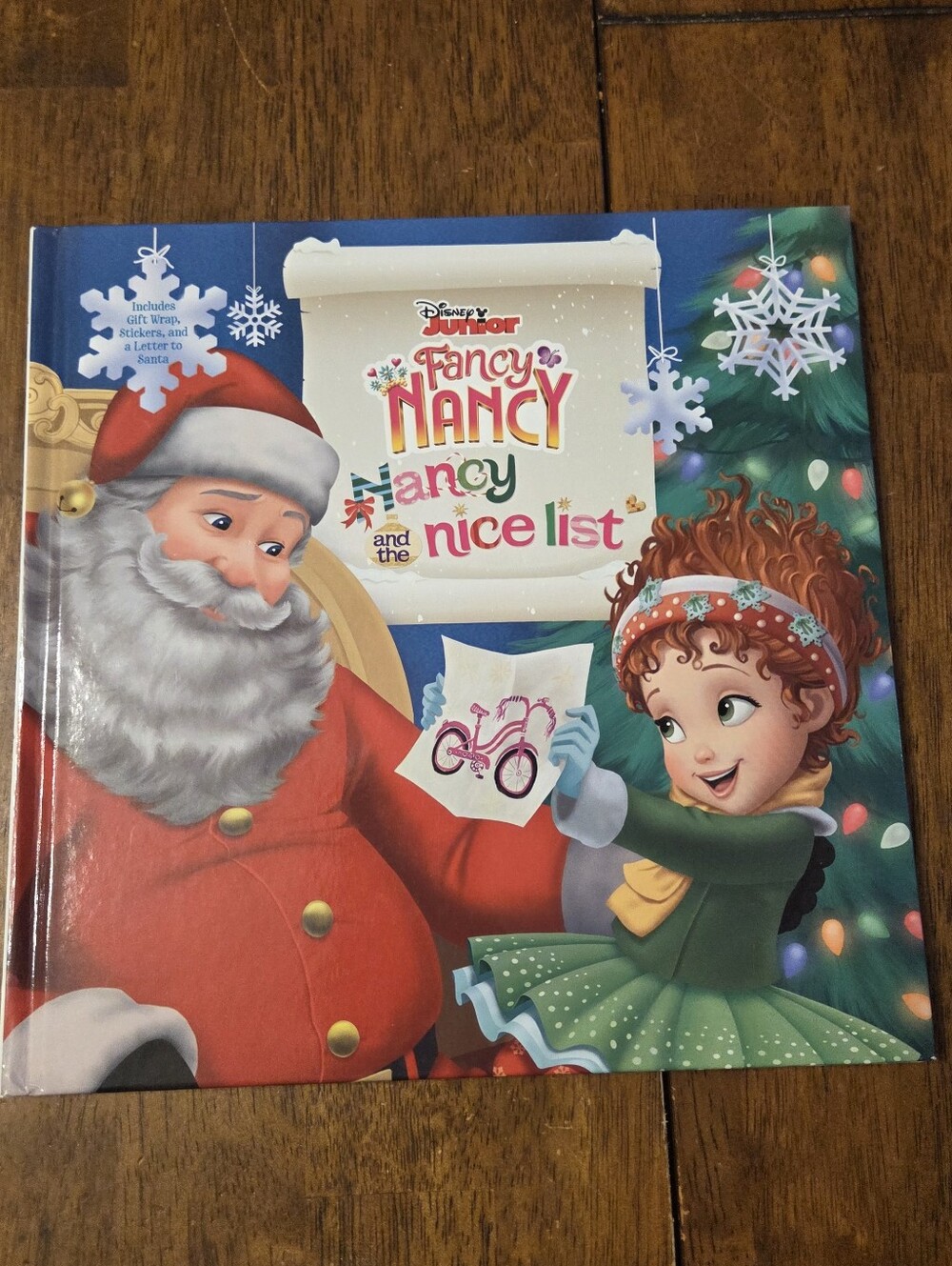 Fancy Nancy and the Nice List Hardcover Holiday Book with Extras